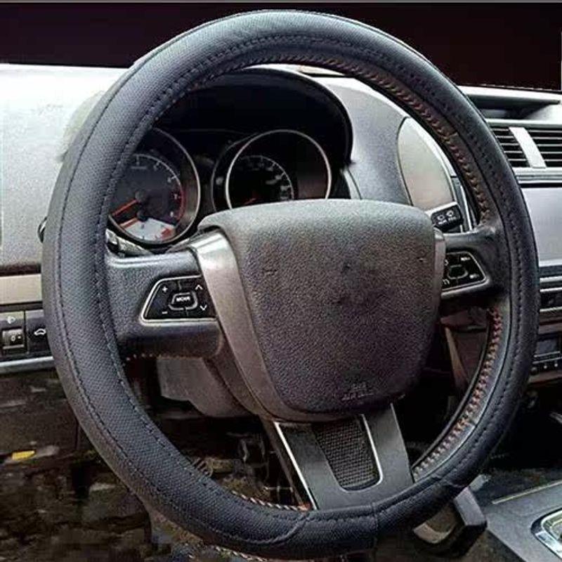 Ice Silk Car Steering Wheel Cover, Car Handlebar Cover, Universal for All Seasons, Wear-Resistant and Sweat-Absorbent Four Seasons Leather Black
Ice Silk Car Steering Wheel Cover, Car Handlebar Cover, Universal for All Seasons, Wear-Resistant and Sweat-Absorbent Four Seasons Leather Black
