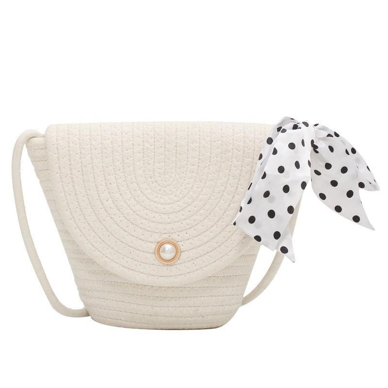 Ins Internet Celebrity Woven Silk Scarf Pearl Bag Women s Bucket Beach Vacation Shoulder Cross-body
Ins Internet Celebrity Woven Silk Scarf Pearl Bag Women s Bucket Beach Vacation Shoulder Cross-body