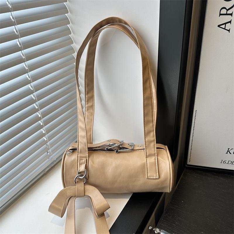 Trendy Cool Bowknot Tubular Cylindrical Pu Shoulder Bags Girly Handbag Armpit Bag Women Design Sense Commuter Bags Gifts хакі
Trendy Cool Bowknot Tubular Cylindrical Pu Shoulder Bags Girly Handbag Armpit Bag Women Design Sense Commuter Bags Gifts хакі