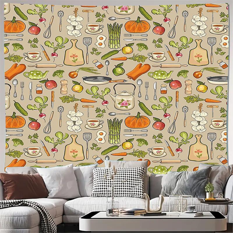 unframed Botanical Tapestry Wall Hanging Kitchen Herb Garden Decor Farmhouse Aesthetic Vintage Floral Wall Art Nature Inspired H 74x94cm(29x37in)
unframed Botanical Tapestry Wall Hanging Kitchen Herb Garden Decor Farmhouse Aesthetic Vintage Floral Wall Art Nature Inspired H 74x94cm(29x37in)