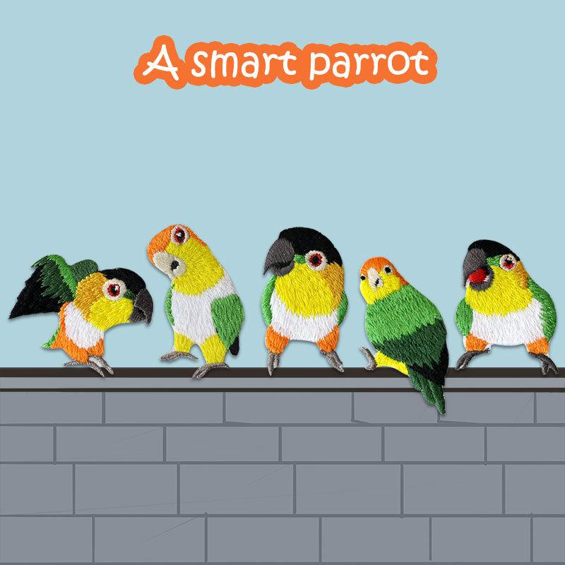 Three Love Birds Cloth Sticker Clothes Down Jacket Holes Self-Adhesive No Trace Repair Subsidized Pants Bag Embroidery Pattern Sticker A 2.6 * 4.5CM
Three Love Birds Cloth Sticker Clothes Down Jacket Holes Self-Adhesive No Trace Repair Subsidized Pants Bag Embroidery Pattern Sticker A 2.6 * 4.5CM