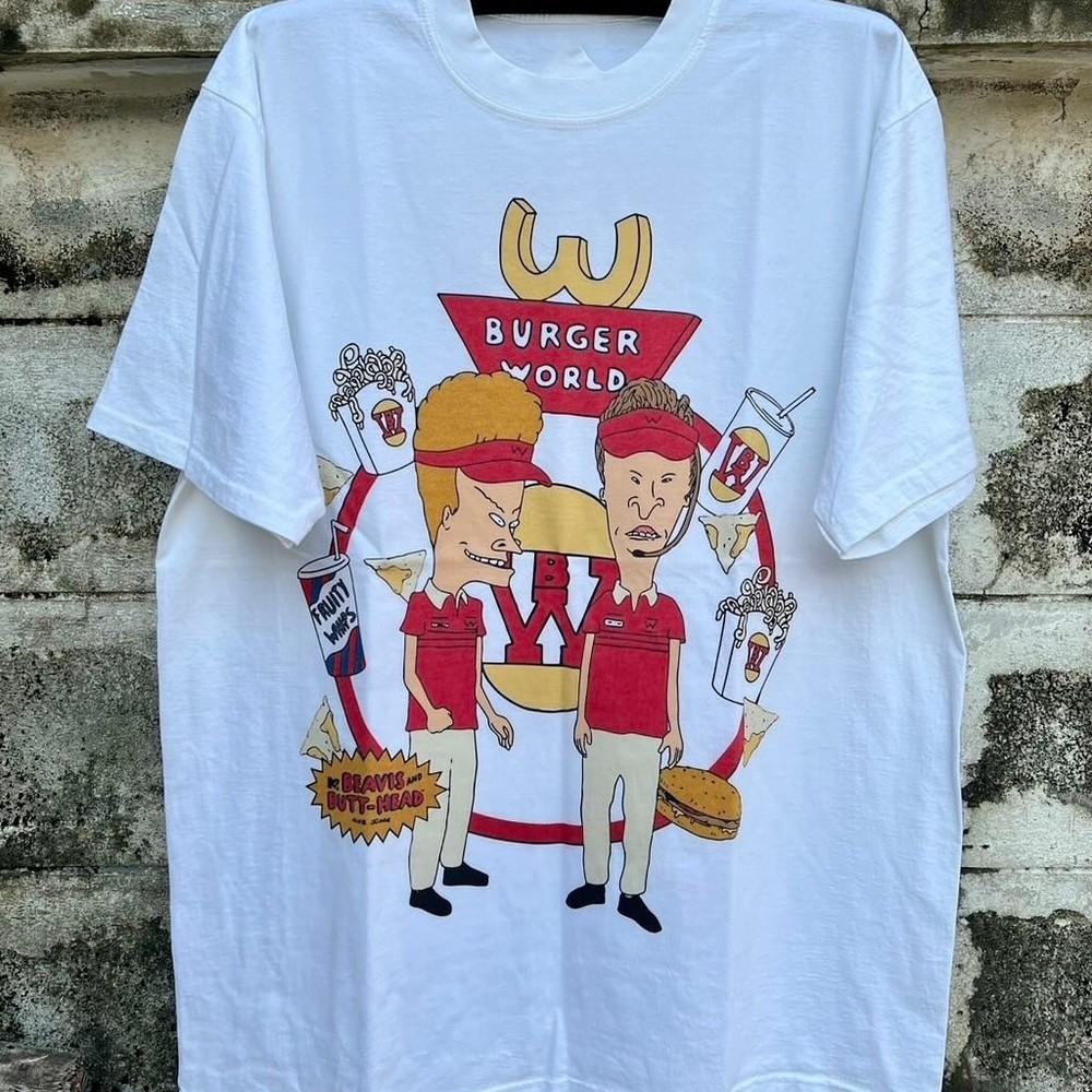 Beavis amp; Butthead Burger World TV Funny Tee Unisex Short Sleeve Shirt S5XL Unisex T-Shirt XXXL
Beavis amp; Butthead Burger World TV Funny Tee Unisex Short Sleeve Shirt S5XL Unisex T-Shirt XXXL