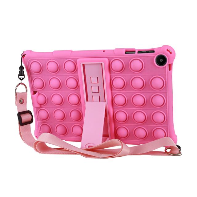Kids Funda Cover For Huawei MatePad SE 10.4 2022 Soft Silicone Stand Tablet Case Shockproof With Adjustable Shoulder Strap Capa MatePad SE 10.4 2022 рожевий
Kids Funda Cover For Huawei MatePad SE 10.4 2022 Soft Silicone Stand Tablet Case Shockproof With Adjustable Shoulder Strap Capa MatePad SE 10.4 2022 рожевий