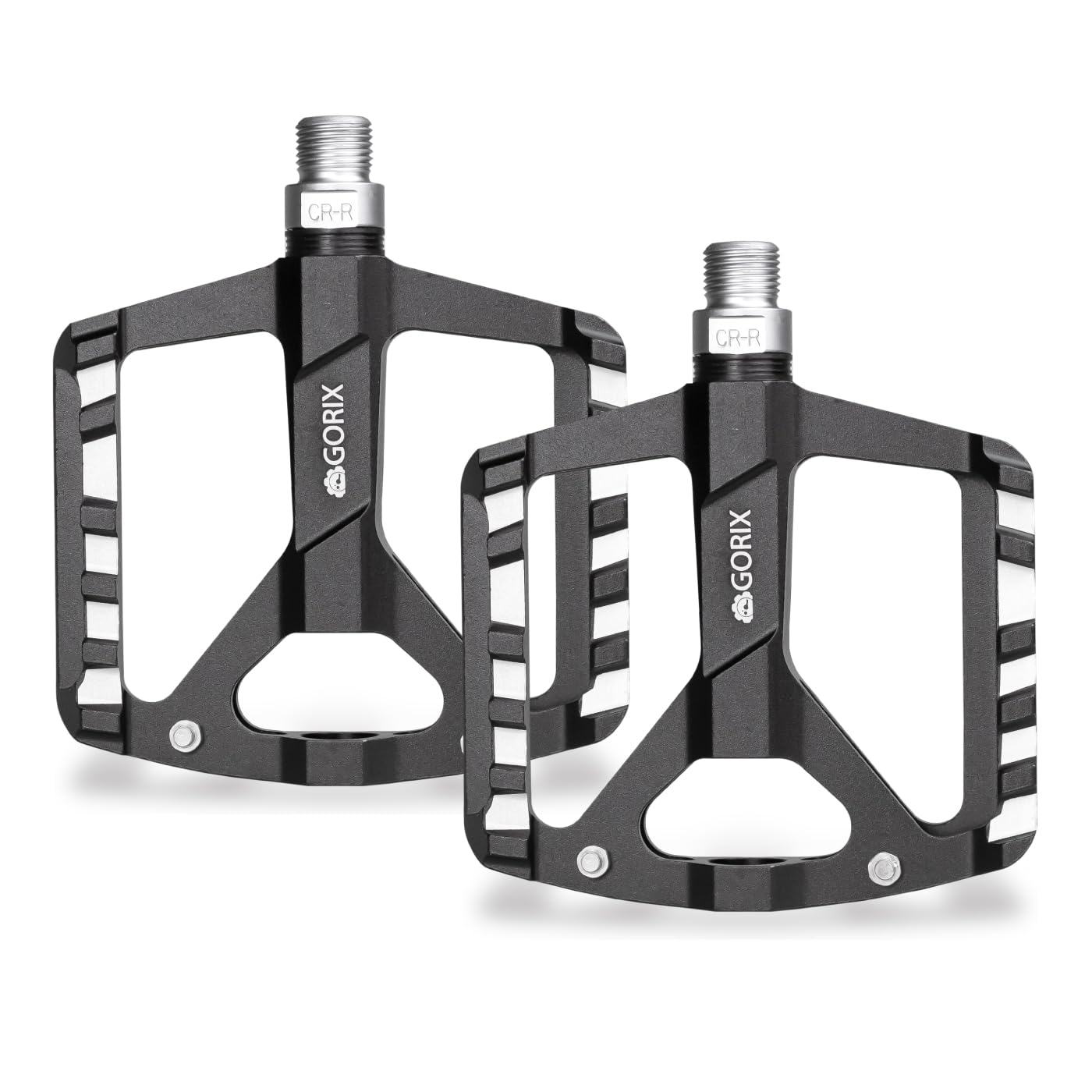 GORIX Bicycle Flat 3 Smooth Lightweight Wide Thin Pins Matte for Road Cross Mountain and Other Bicycles Pedals, Pedals, Bearings, Rotation, Aluminum, чорний
GORIX Bicycle Flat 3 Smooth Lightweight Wide Thin Pins Matte for Road Cross Mountain and Other Bicycles Pedals, Pedals, Bearings, Rotation, Aluminum, чорний