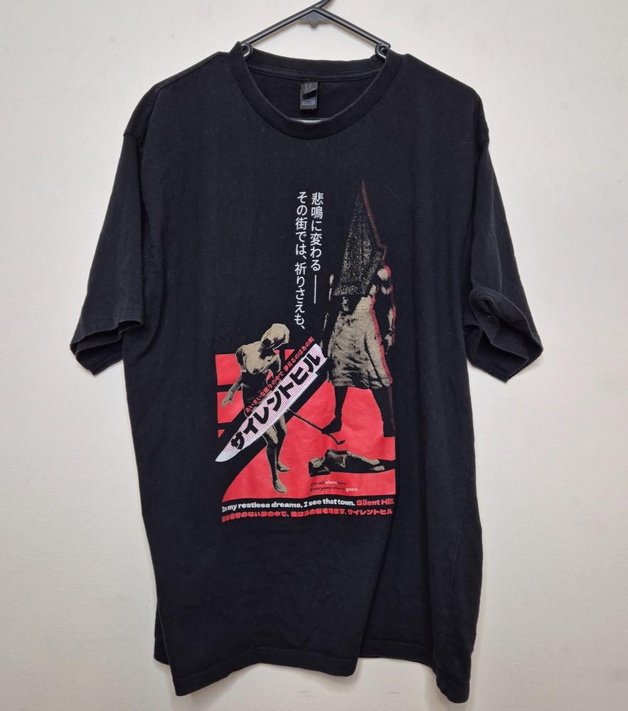 Silent Hill 2 Pyramid Head amp Maria Character TShirt Tee Size 2XL Video Game Unisex T-Shirt XL
Silent Hill 2 Pyramid Head amp Maria Character TShirt Tee Size 2XL Video Game Unisex T-Shirt XL