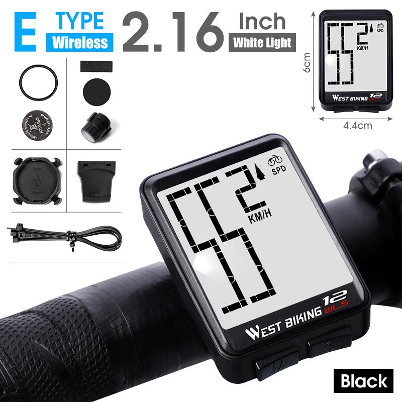 WEST BIKING Wireless Bicycle Computer Backlight Waterproof Odometer 4 Colors Cycling Stopwatch MTB Road Bike Digital Speedometer Black Set
WEST BIKING Wireless Bicycle Computer Backlight Waterproof Odometer 4 Colors Cycling Stopwatch MTB Road Bike Digital Speedometer Black Set
