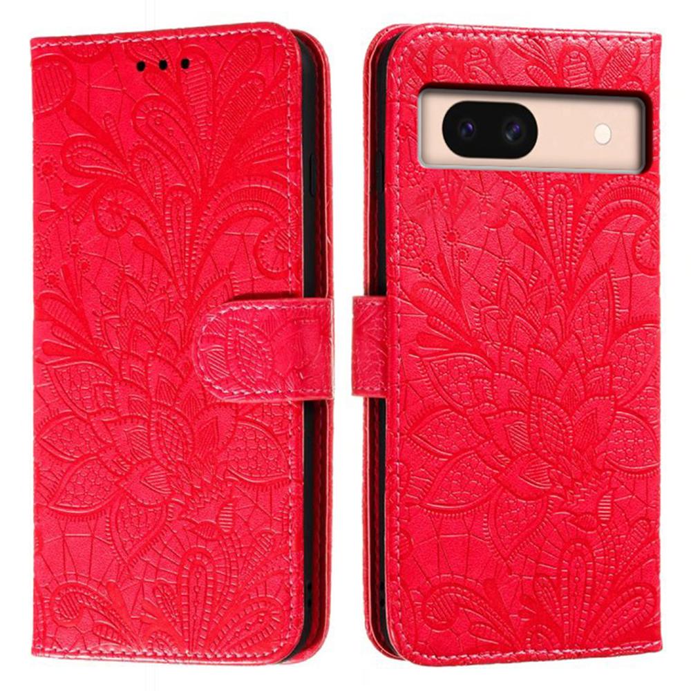 For Google Pixel 8a Case Lace Flowers PU Leather Flip Wallet Phone Cover Red
For Google Pixel 8a Case Lace Flowers PU Leather Flip Wallet Phone Cover Red