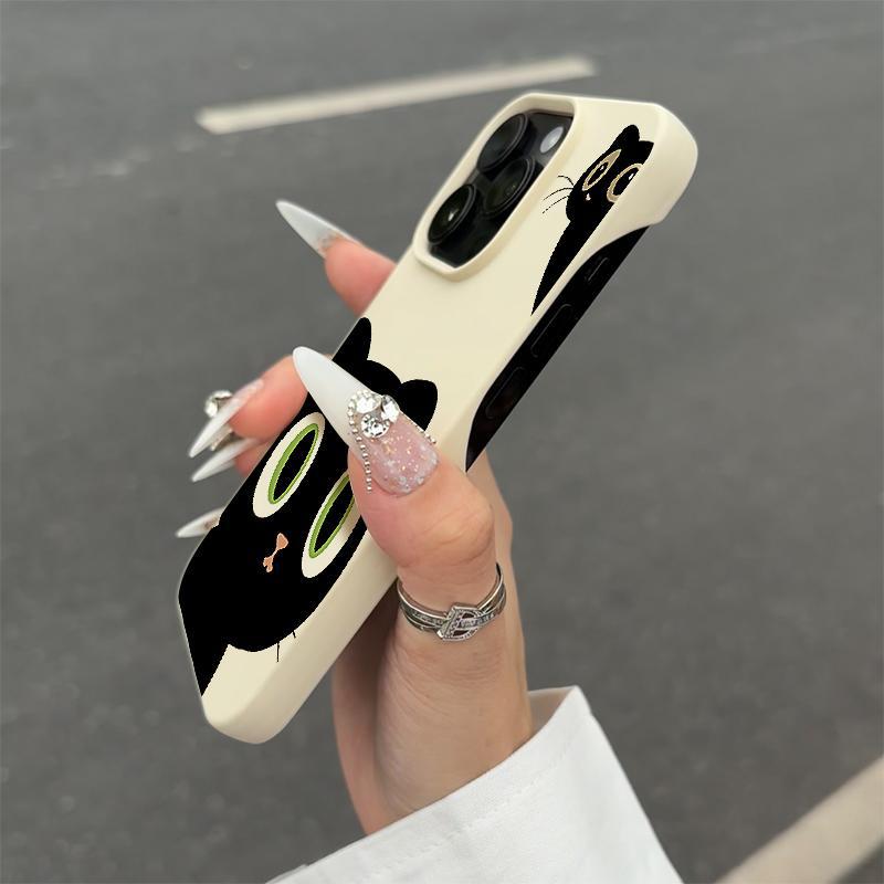 Big-eyed black meow is suitable for iPhone16/15promax mobile phone case, half-case case, cartoon. apple 17promax
Big-eyed black meow is suitable for iPhone16/15promax mobile phone case, half-case case, cartoon. apple 17promax
