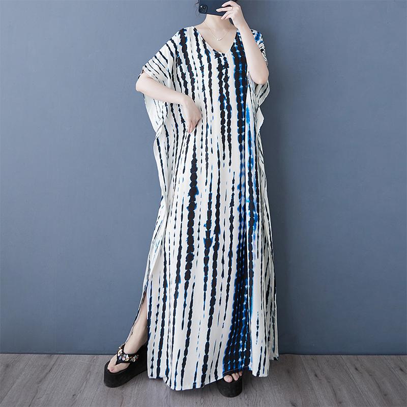 Dimanaf 2025 Лето Женское Платье Больших Размеров Платье с Принтом Базовое Винтажное Повседневное Свободное Льняное Макси V-образным Вырезом 3XL синий
Dimanaf 2025 Лето Женское Платье Больших Размеров Платье с Принтом Базовое Винтажное Повседневное Свободное Льняное Макси V-образным Вырезом 3XL синий