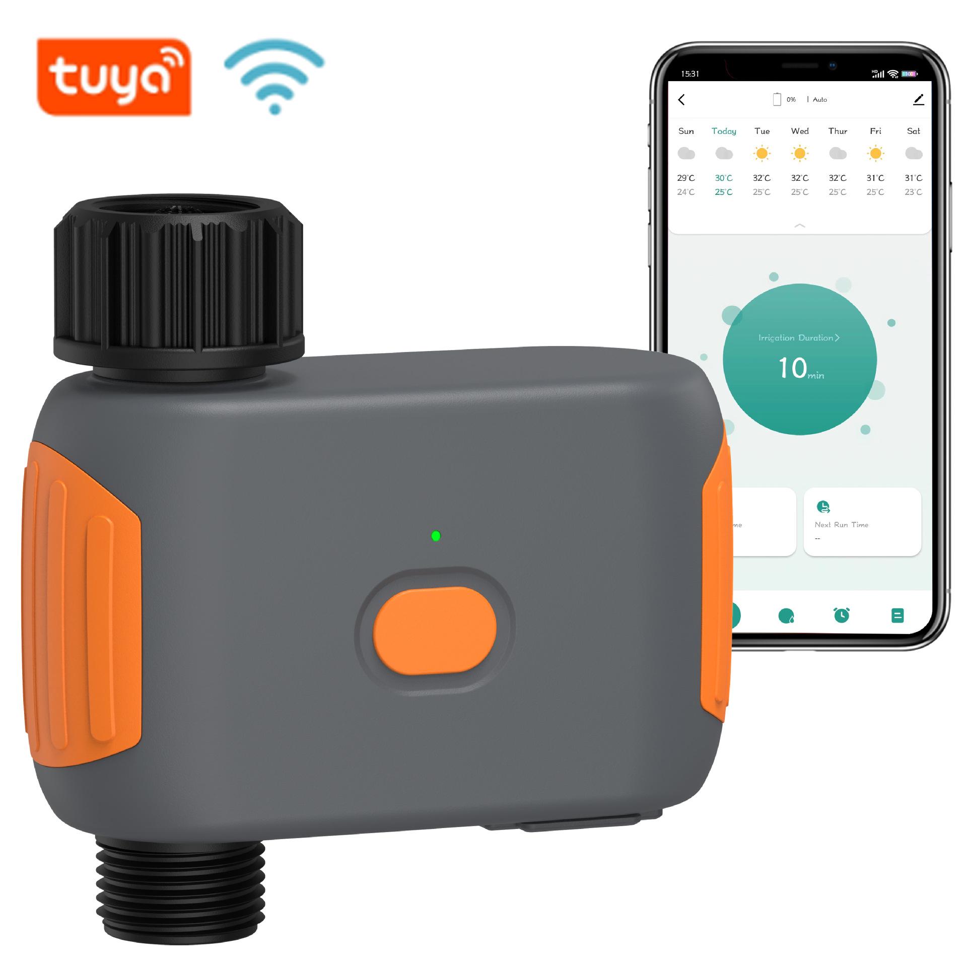 Tuya интеллектуальный Wi-Fi контроллер водяного клапана садовый газон автоматический переключатель полива таймер полива
Tuya интеллектуальный Wi-Fi контроллер водяного клапана садовый газон автоматический переключатель полива таймер полива