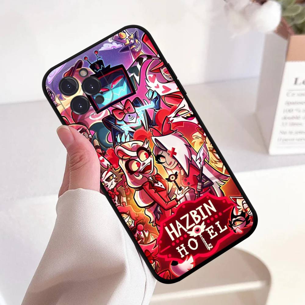 H-Hazbin Hotel Black Silicone Matte Phone Case For iphone 17 Air 16 15 14 13 12 11 Pro Max Plus Back Cover TPU iPhone 16 e
H-Hazbin Hotel Black Silicone Matte Phone Case For iphone 17 Air 16 15 14 13 12 11 Pro Max Plus Back Cover TPU iPhone 16 e