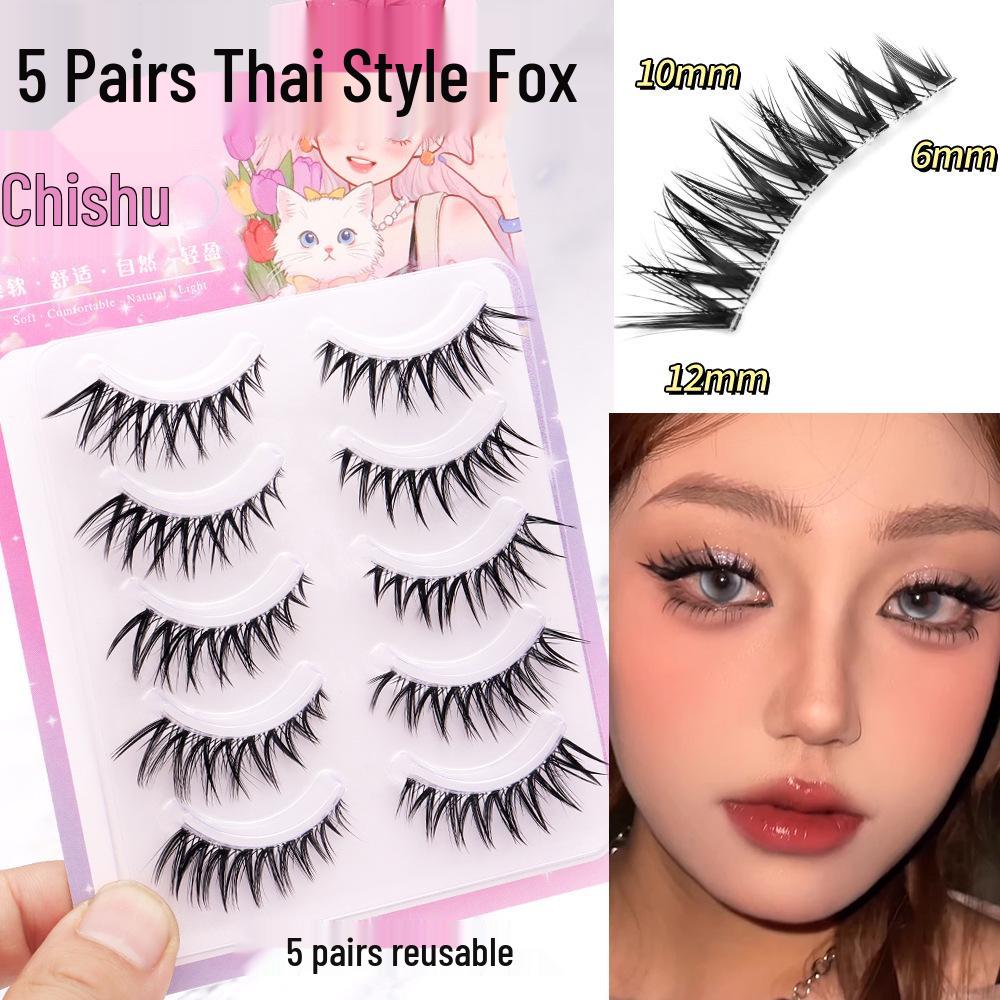 Soft, Comfortable Reusable False Eyelashes - Natural Look, Faux Glue, Full Strip Little Devil A07 No tools
Soft, Comfortable Reusable False Eyelashes - Natural Look, Faux Glue, Full Strip Little Devil A07 No tools