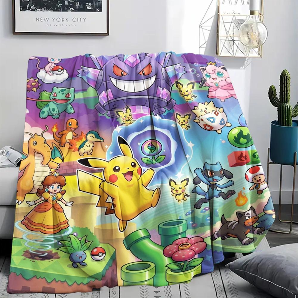 Pokemon Pikachu Print Flannel Blanket, Ultra Soft High Quality All Seasons Warm Throw, Home Decor Cozy Blanket, Perfect Christmas Gift 80cm x 120cm
Pokemon Pikachu Print Flannel Blanket, Ultra Soft High Quality All Seasons Warm Throw, Home Decor Cozy Blanket, Perfect Christmas Gift 80cm x 120cm