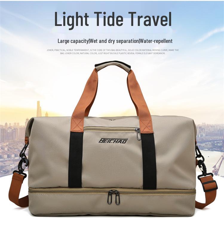 Stylish Large-Capacity Travel and Gym Backpack with Wet/Dry Separation
Stylish Large-Capacity Travel and Gym Backpack with Wet/Dry Separation