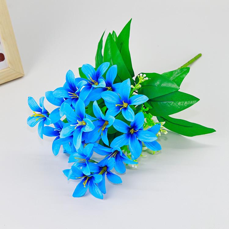 Var Brownie Lilium Artificial Bloom With Silk Material For Photography Props Blue
Var Brownie Lilium Artificial Bloom With Silk Material For Photography Props Blue