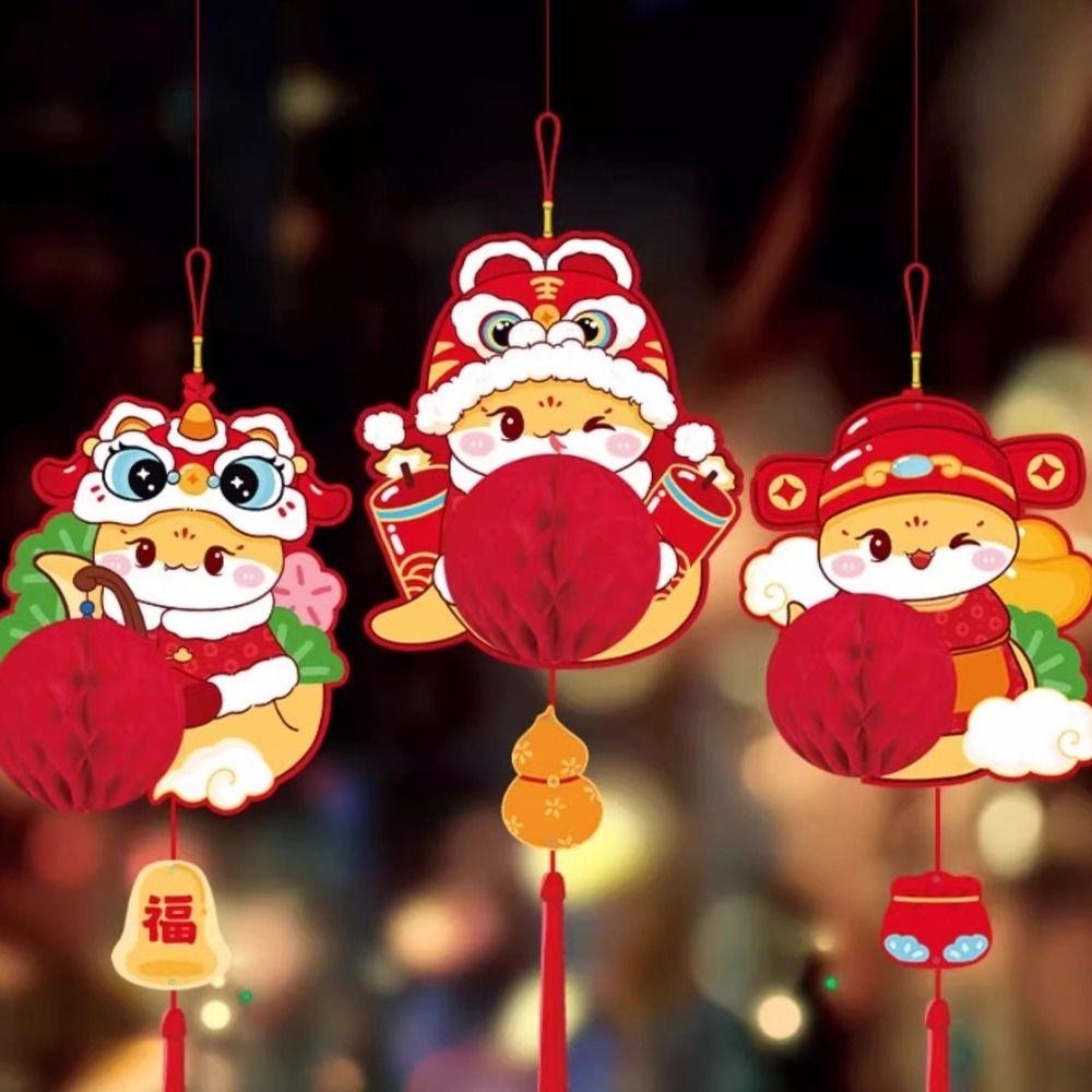Традиционный фонарь года змеи из красной бумаги, подвесное украшение на год змеи, подвески для весеннего фестиваля, торговый центр Style F
Традиционный фонарь года змеи из красной бумаги, подвесное украшение на год змеи, подвески для весеннего фестиваля, торговый центр Style F