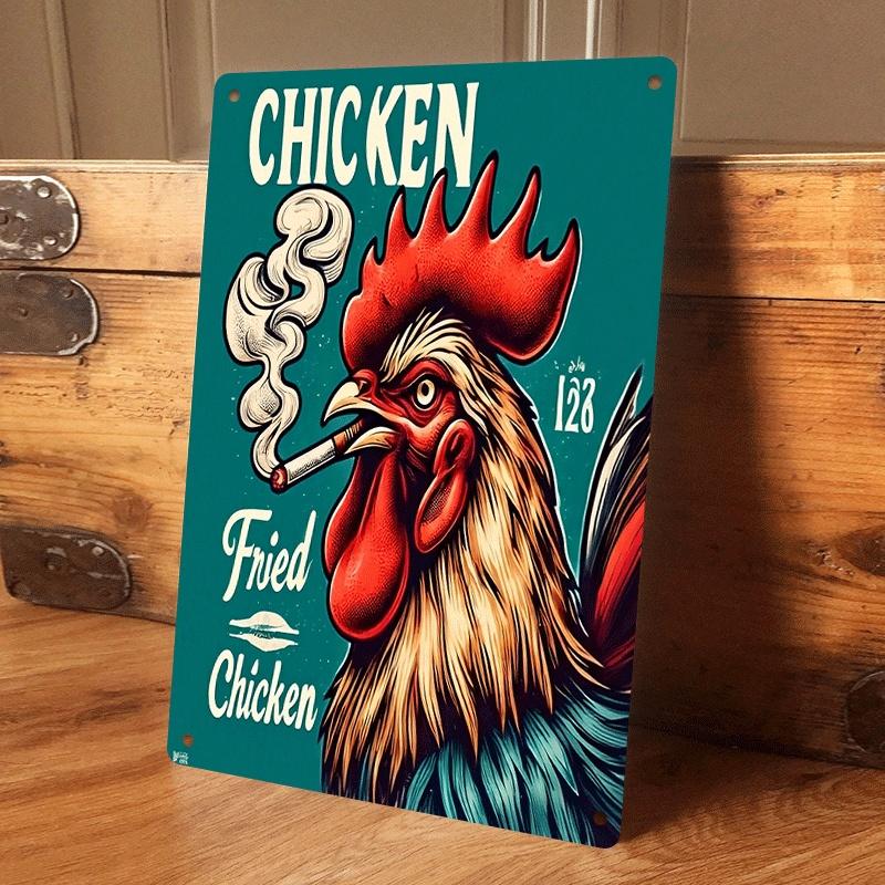 1 piece of retro-style rooster smoking pattern tin painting, creative home bar/restaurant wall decoration plaque, American count (as the picture,20x30cm)
1 piece of retro-style rooster smoking pattern tin painting, creative home bar/restaurant wall decoration plaque, American count (as the picture,20x30cm)