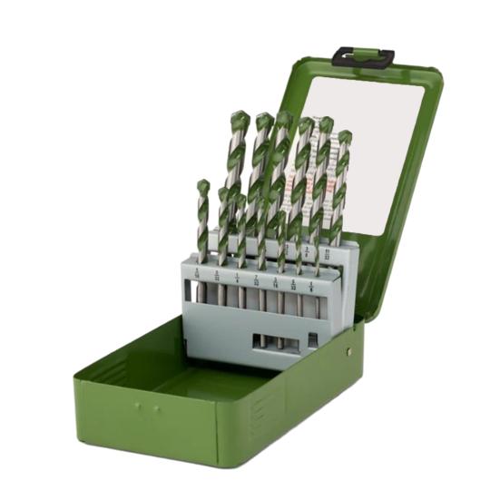 13Pcs Multi-Purpose Drill Bit Set Sharp Cutting Edges Ultra-Durable Round Shank Twist Drill Bits Set with Storage Case Kit 13pcs
13Pcs Multi-Purpose Drill Bit Set Sharp Cutting Edges Ultra-Durable Round Shank Twist Drill Bits Set with Storage Case Kit 13pcs