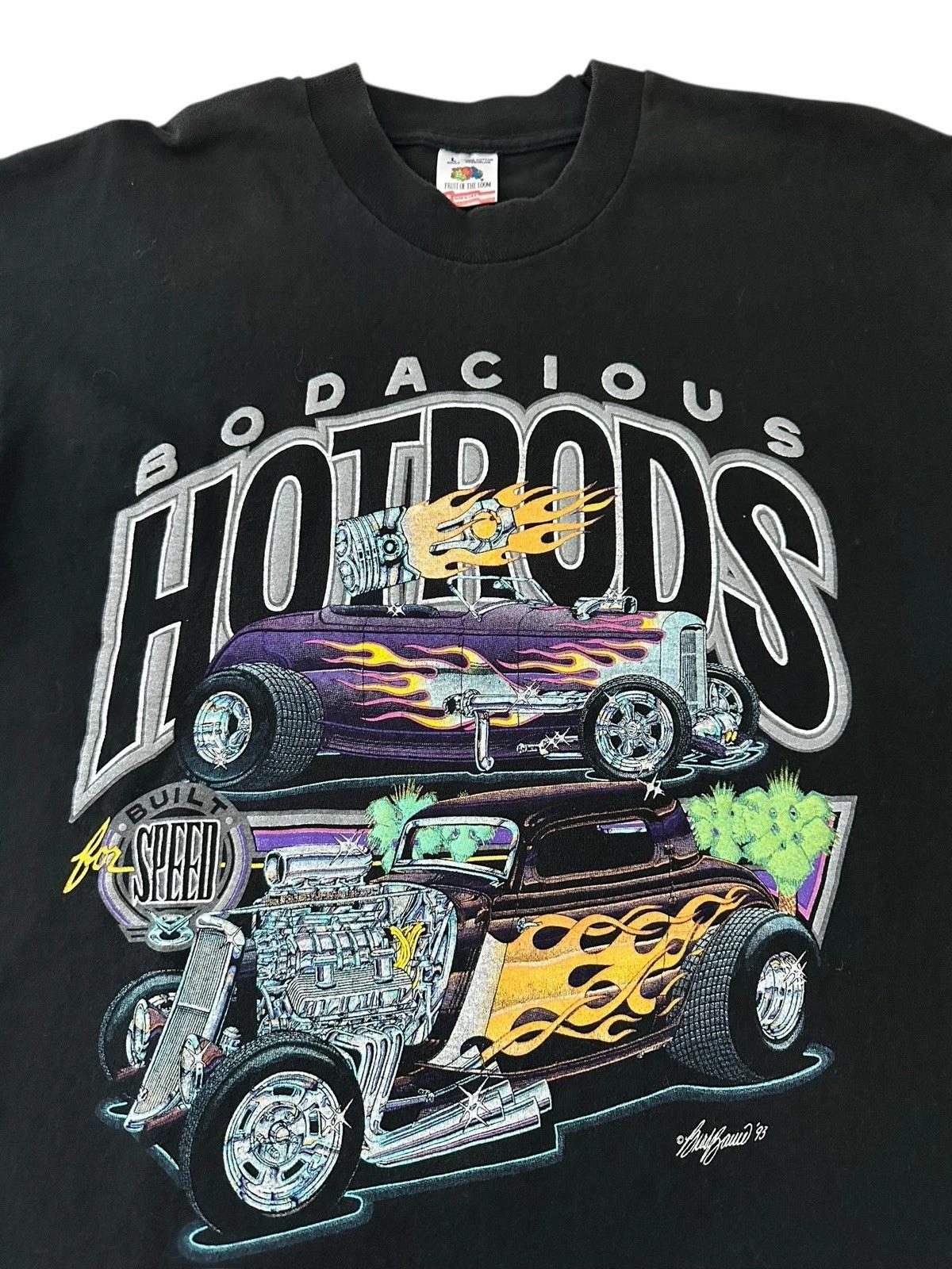 Vintage Bodacious Hot Rod T Shirt Men’s Large 90’s Black Racing Cars S
Vintage Bodacious Hot Rod T Shirt Men’s Large 90’s Black Racing Cars S
