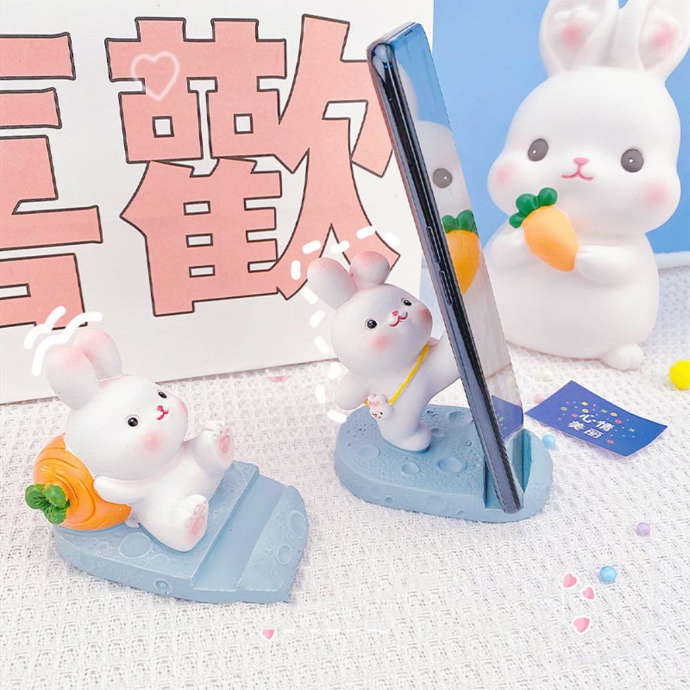 Desk Decor Creative Phone Holder White Rabbit Mobile Phone Stand Cell Phone Bracket Small Gifts
Desk Decor Creative Phone Holder White Rabbit Mobile Phone Stand Cell Phone Bracket Small Gifts