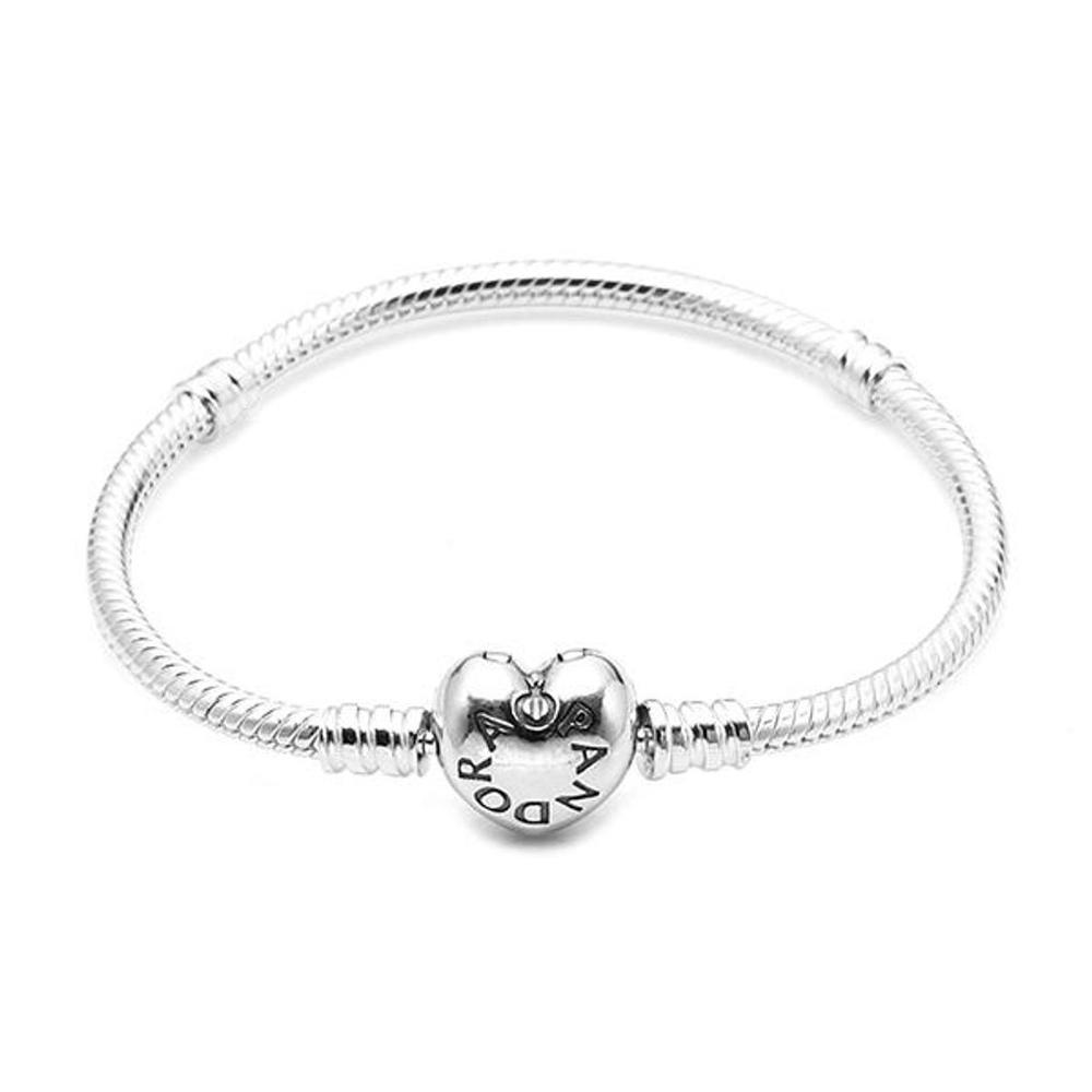 PANDORA 590719 Браслет Срібний із Застібкою-Серцем Moment
PANDORA 590719 Браслет Срібний із Застібкою-Серцем Moment