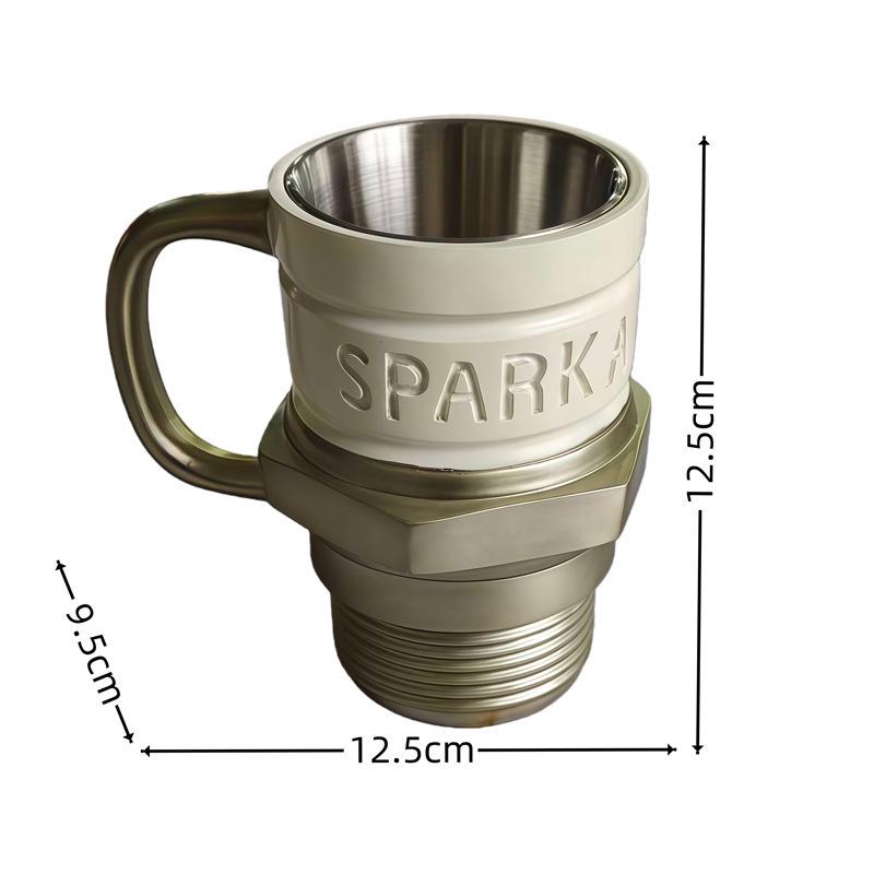 Cross-border Mechanical Style Spark Plug Mug – Resin Home Office Desktop Gift
Cross-border Mechanical Style Spark Plug Mug – Resin Home Office Desktop Gift