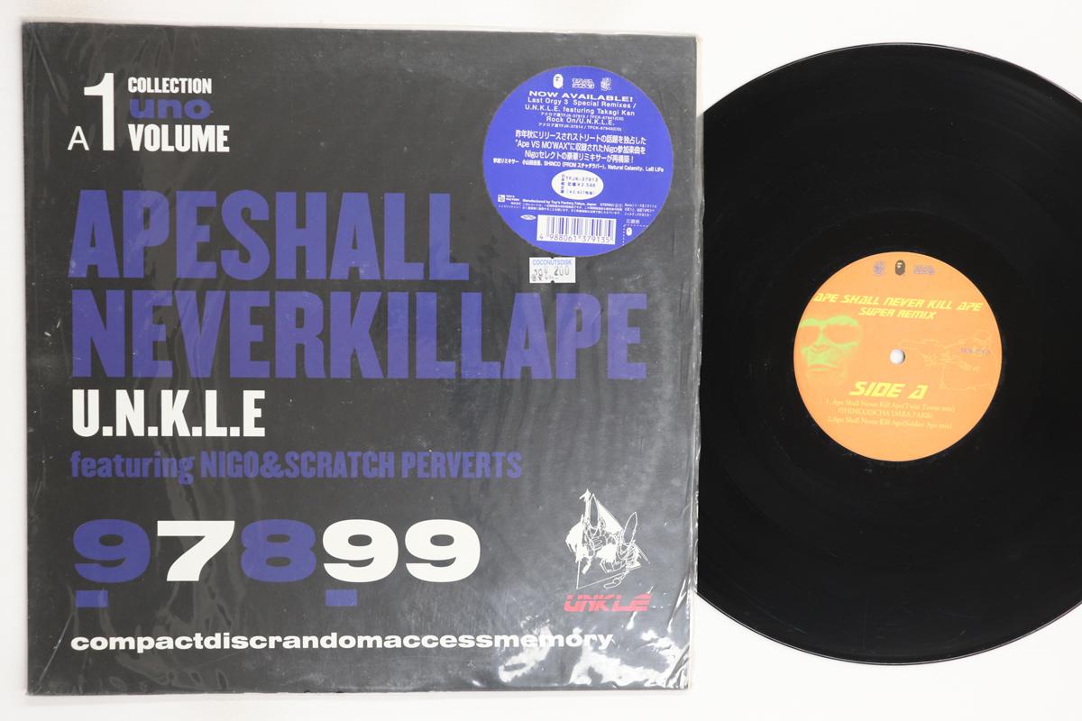 12inch Record UNKLE Ape Shall Never Kill Ape Super Remi TFJK37913 ROYS FACTORY 1998 Japan Dance Electronica Used
12inch Record UNKLE Ape Shall Never Kill Ape Super Remi TFJK37913 ROYS FACTORY 1998 Japan Dance Electronica Used