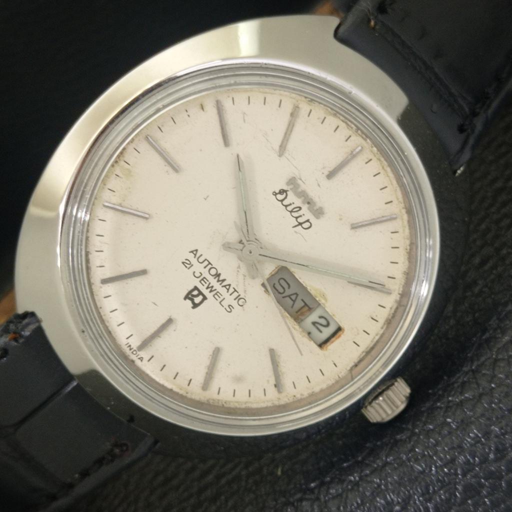 VINTAGE HMT DILIP AUTOMATIC 6501 INDIAN MENS ORIGINAL DIAL WATCH a703282-1 R213a-a703282
VINTAGE HMT DILIP AUTOMATIC 6501 INDIAN MENS ORIGINAL DIAL WATCH a703282-1 R213a-a703282