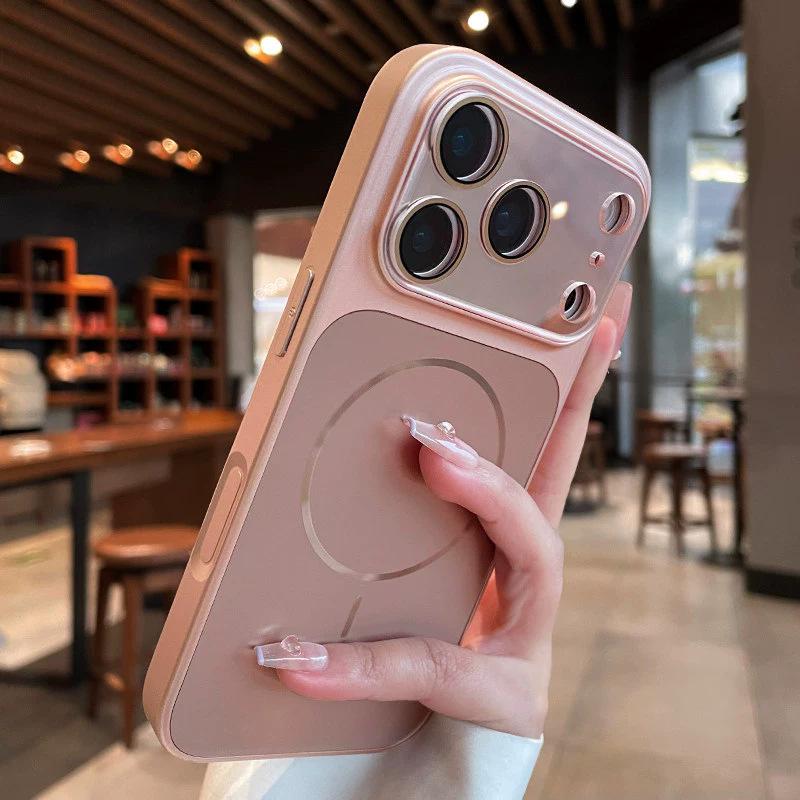 AG Matte Magnetic Full Coverage Case for iPhone 17 and Apple 16 Pro Max, featuring a Large Window Design. 16 Pro Max розовый
AG Matte Magnetic Full Coverage Case for iPhone 17 and Apple 16 Pro Max, featuring a Large Window Design. 16 Pro Max розовый