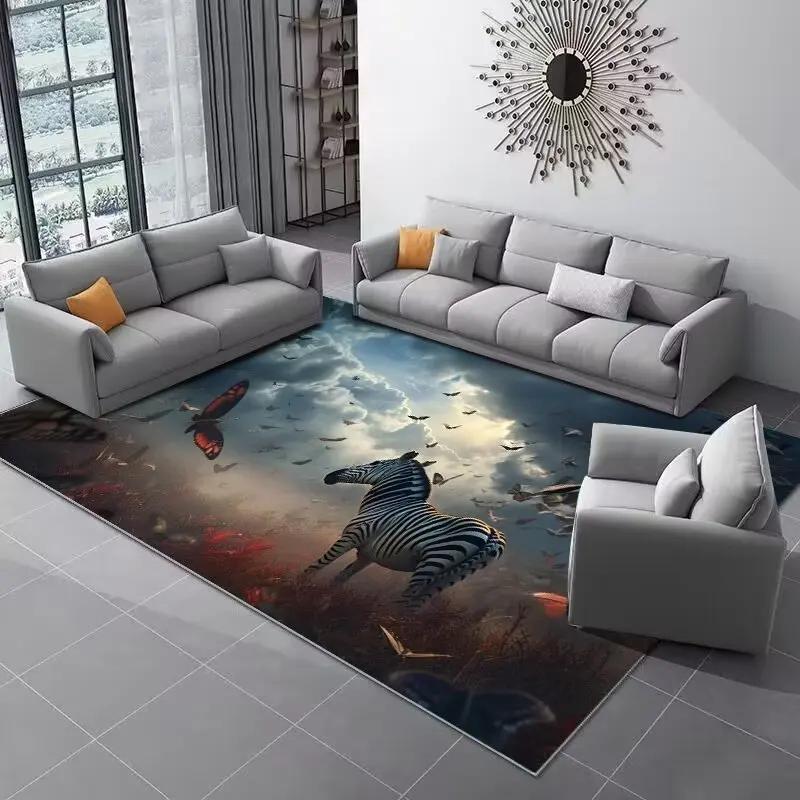 3D ковры с животными (лошадь, карп) для гостиной, домашний декор, большой ковер для спальни, дивана, гостиной, коврик для прихожей, нескользящий 40x60cm 16x24 inch
3D ковры с животными (лошадь, карп) для гостиной, домашний декор, большой ковер для спальни, дивана, гостиной, коврик для прихожей, нескользящий 40x60cm 16x24 inch
