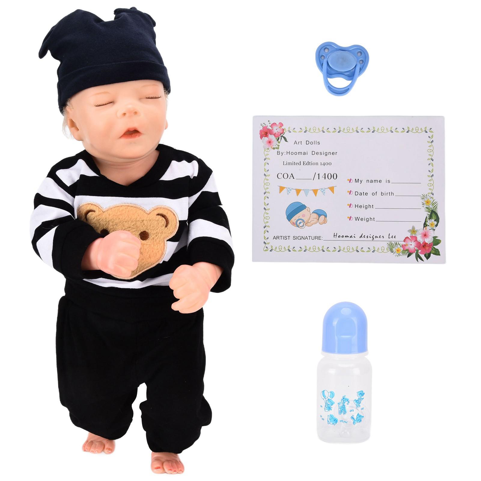 Кукла Reborn Baby Doll 18 дюймов, кукла для новорожденных с одеждой, бутылочкой для кормления, подарочная коллекция для
Кукла Reborn Baby Doll 18 дюймов, кукла для новорожденных с одеждой, бутылочкой для кормления, подарочная коллекция для