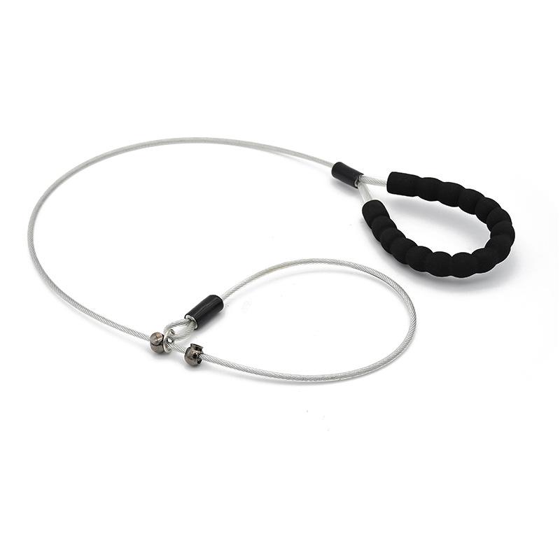Stainless Steel Shock-Absorbing Dog Leash for Medium & Large Dogs 70cm срібло сірий колір
Stainless Steel Shock-Absorbing Dog Leash for Medium & Large Dogs 70cm срібло сірий колір