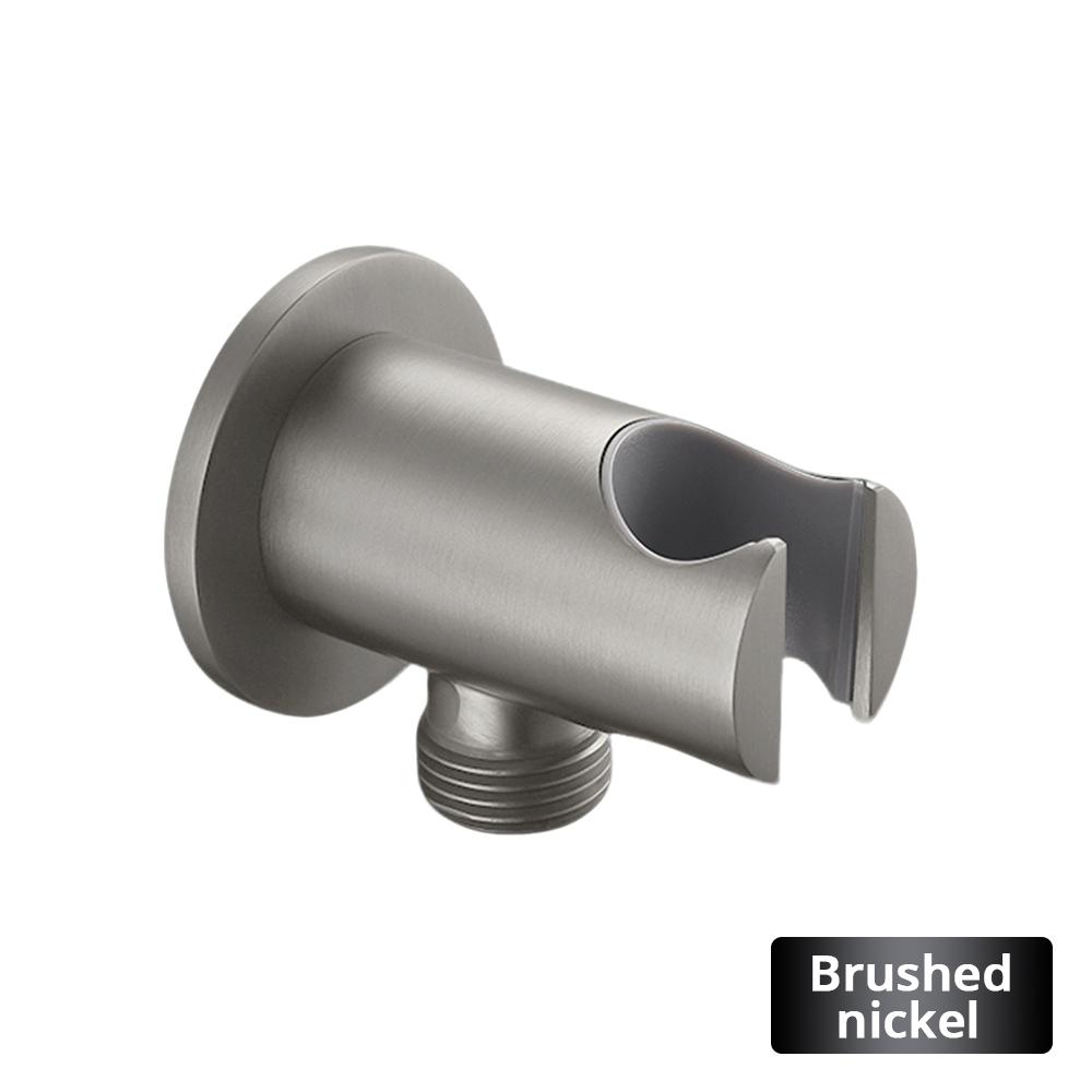 Brushed Gold Wall Mounted Shower Holder Handheld Support Bracket - Bathroom Brass Accessory with Screw Install for Sprayer
Brushed Gold Wall Mounted Shower Holder Handheld Support Bracket - Bathroom Brass Accessory with Screw Install for Sprayer