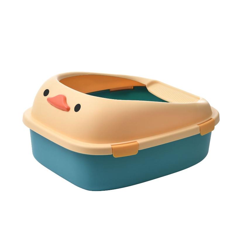 Large Top-in Cat Litter Box Semi-closed Splash-proof Sand Oversized Shit Basin Cat Toilet L синій
Large Top-in Cat Litter Box Semi-closed Splash-proof Sand Oversized Shit Basin Cat Toilet L синій