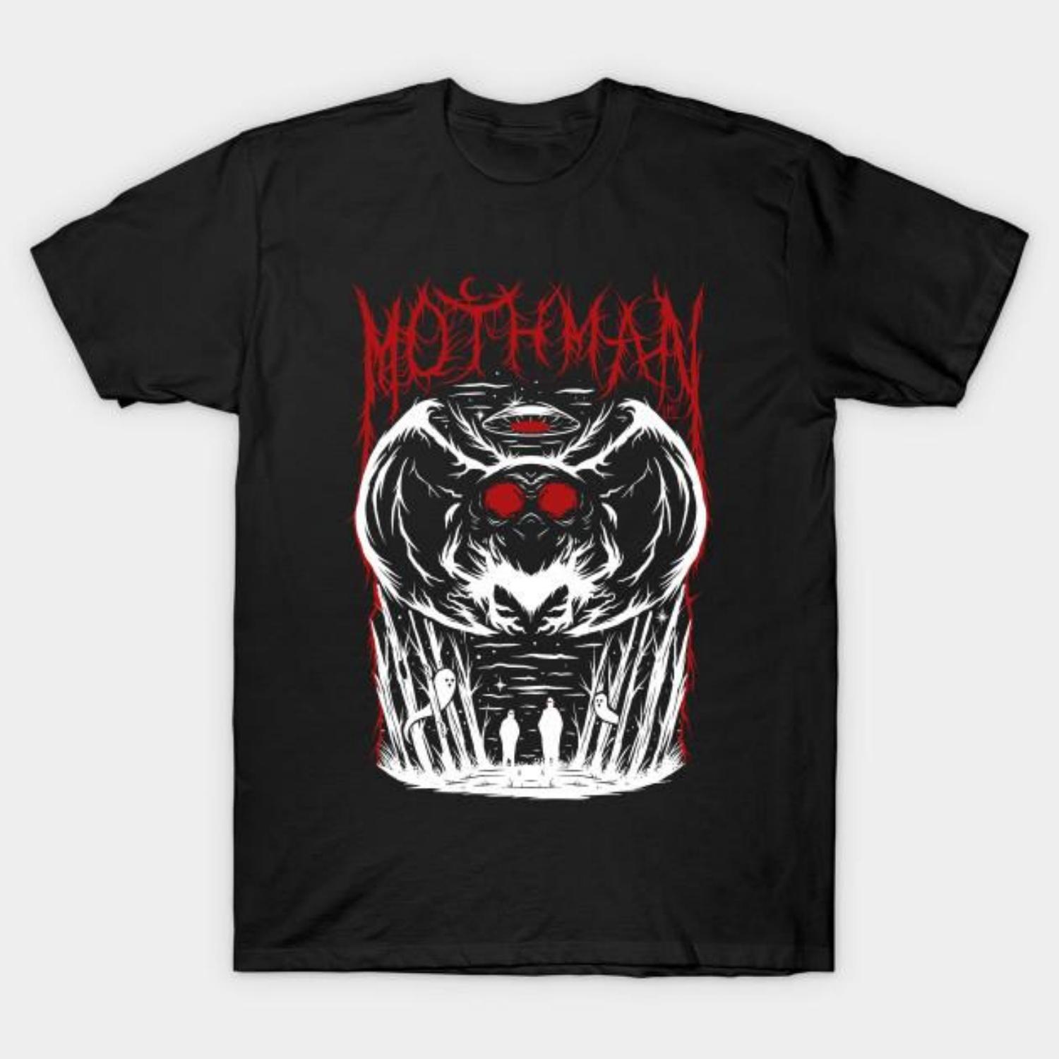 Мужская черная футболка с принтом Mothman, печать на бумаге для трансфера без вырезания, хлопковая футболка S чёрный
Мужская черная футболка с принтом Mothman, печать на бумаге для трансфера без вырезания, хлопковая футболка S чёрный