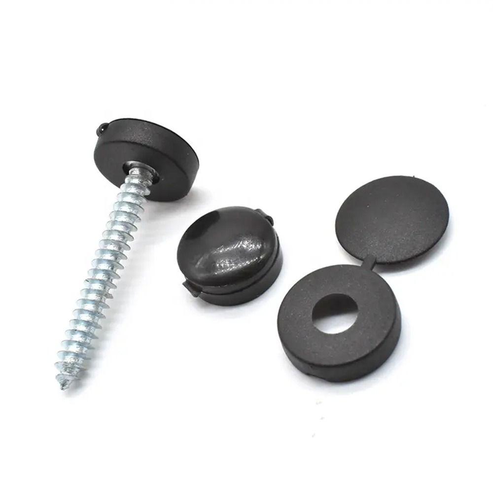 100 Pieces Plastic Hinged Screw Cover Caps Black Fold Screw Snap Covers Covering Screw Heads
100 Pieces Plastic Hinged Screw Cover Caps Black Fold Screw Snap Covers Covering Screw Heads