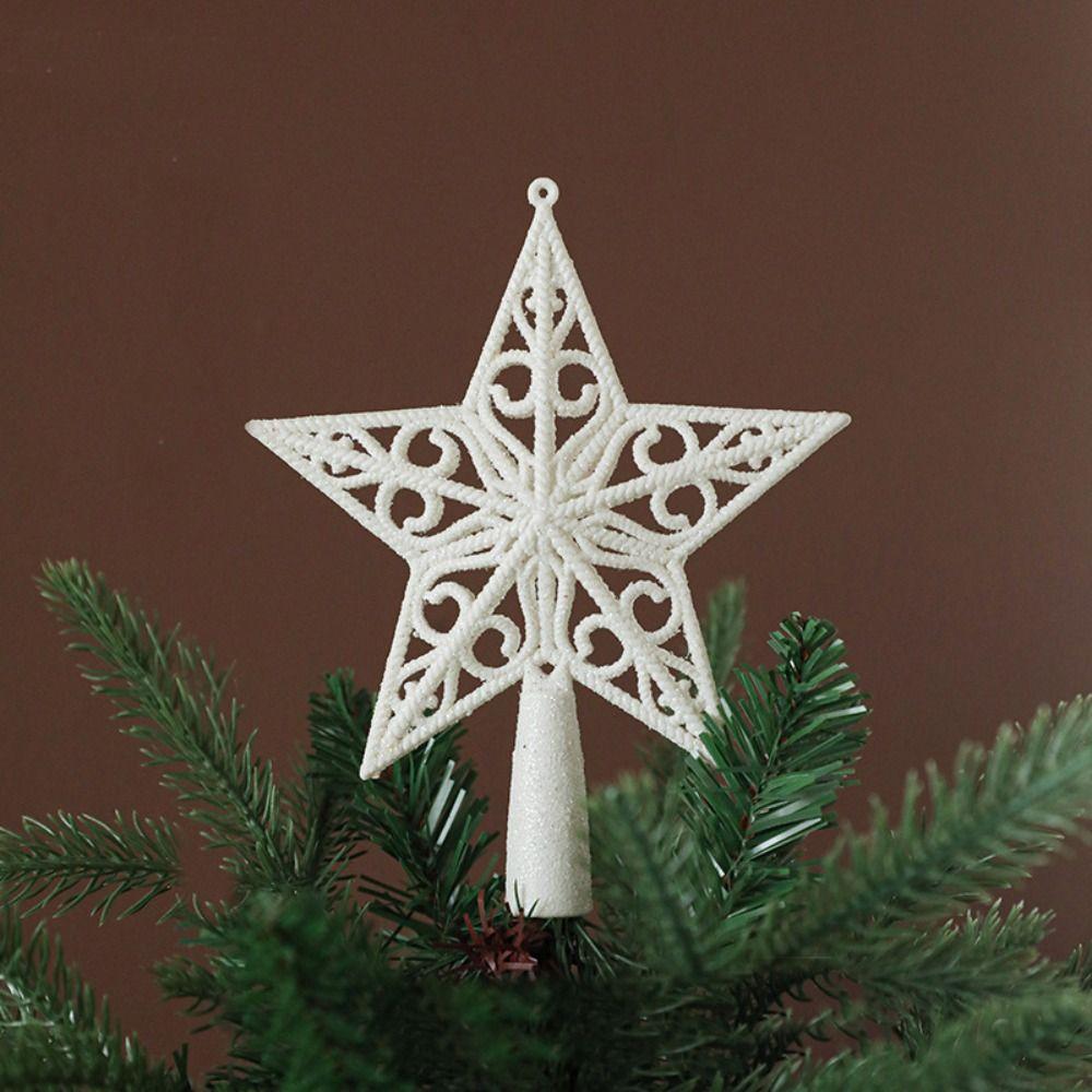 Five-pointed Star Pentagram Ornament White Christmas Tree Ornaments Christmas Decoration Style 3
Five-pointed Star Pentagram Ornament White Christmas Tree Ornaments Christmas Decoration Style 3