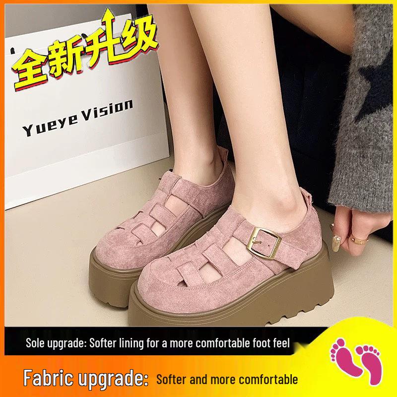 Platform Clogs with Cut-Out Hole - 2025 Spring/Summer Mary Jane Style Closed-Toe Roman Sandals by Birkenstock 38 розовый
Platform Clogs with Cut-Out Hole - 2025 Spring/Summer Mary Jane Style Closed-Toe Roman Sandals by Birkenstock 38 розовый