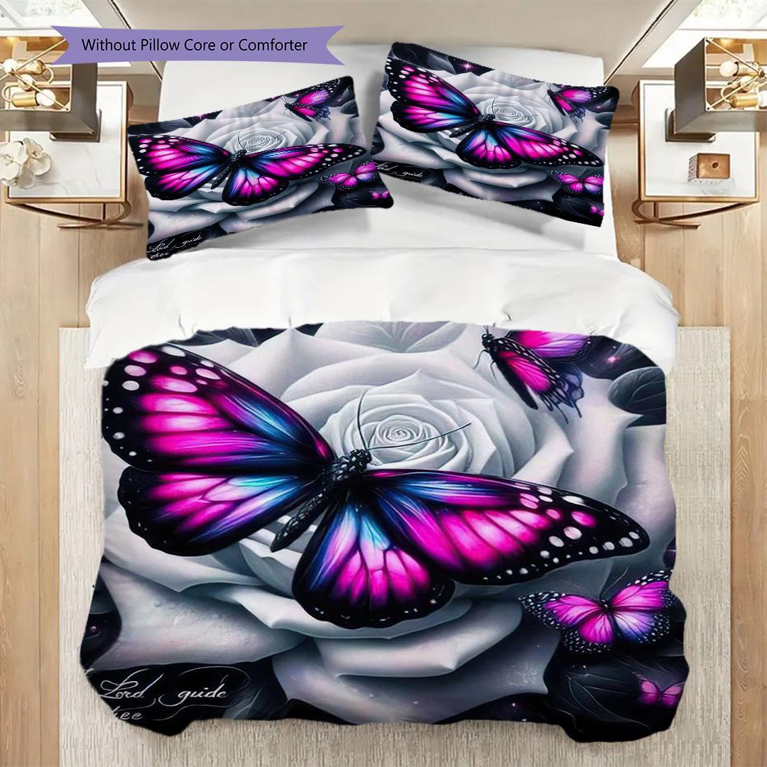 1PC Butterflies, flowers Bedding Quilt Set Quilt Cover Pillowcase Home Decoration Birthday Gift (1 * duvet cover + 15 * pillowcase, without core) 135x200cm
1PC Butterflies, flowers Bedding Quilt Set Quilt Cover Pillowcase Home Decoration Birthday Gift (1 * duvet cover + 15 * pillowcase, without core) 135x200cm