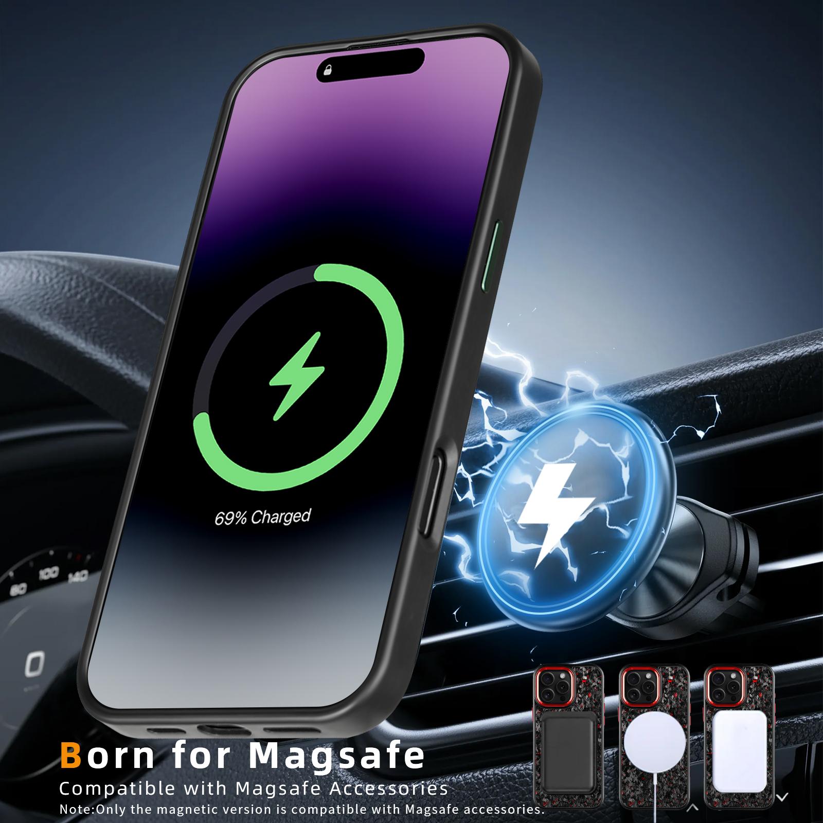 For iPhone 16 Pro Max Magnetic Case Forged Texture Aramid Fiber+TPU Phone Cover with Metal Lens Frame B
For iPhone 16 Pro Max Magnetic Case Forged Texture Aramid Fiber+TPU Phone Cover with Metal Lens Frame B