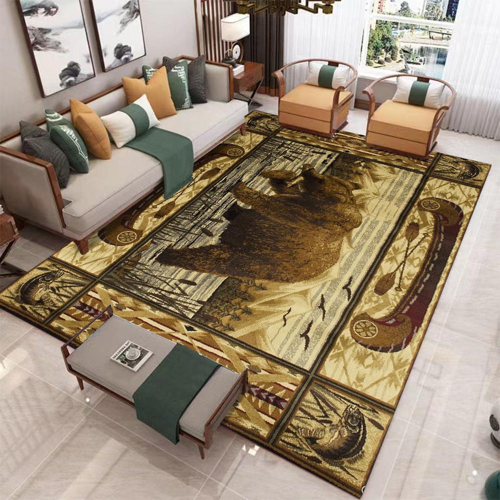 Rural Ethnic Style Carpet Bohemian Brown Bear Carpet Living Room Bedroom Decorative Floor Mat Brown Series Floor Mat 40x60cm
Rural Ethnic Style Carpet Bohemian Brown Bear Carpet Living Room Bedroom Decorative Floor Mat Brown Series Floor Mat 40x60cm