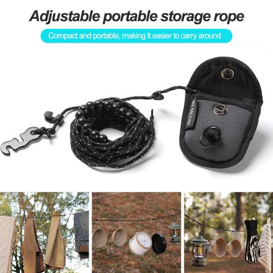 Линия для сушки белья на открытом воздухе и в помещении, ветрозащитные светоотражающие паракорды с 12 застежками-бусинами, портативная выдвижная линия для одежды для путешествий на открытом воздухе
Линия для сушки белья на открытом воздухе и в помещении, ветрозащитные светоотражающие паракорды с 12 застежками-бусинами, портативная выдвижная линия для одежды для путешествий на открытом воздухе