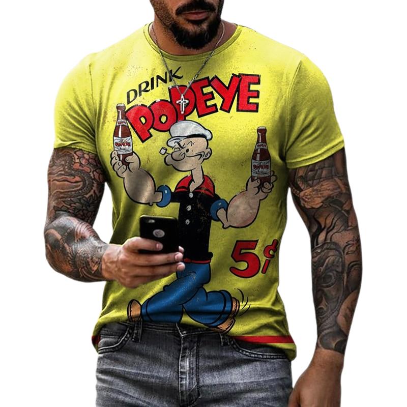 2023 Мужская винтажная футболка Свободный вырез Моряк 3D Шаблон с коротким рукавом Уличный повседневный хип-хоп топ и футболка Мужская одежда 6XL
2023 Мужская винтажная футболка Свободный вырез Моряк 3D Шаблон с коротким рукавом Уличный повседневный хип-хоп топ и футболка Мужская одежда 6XL