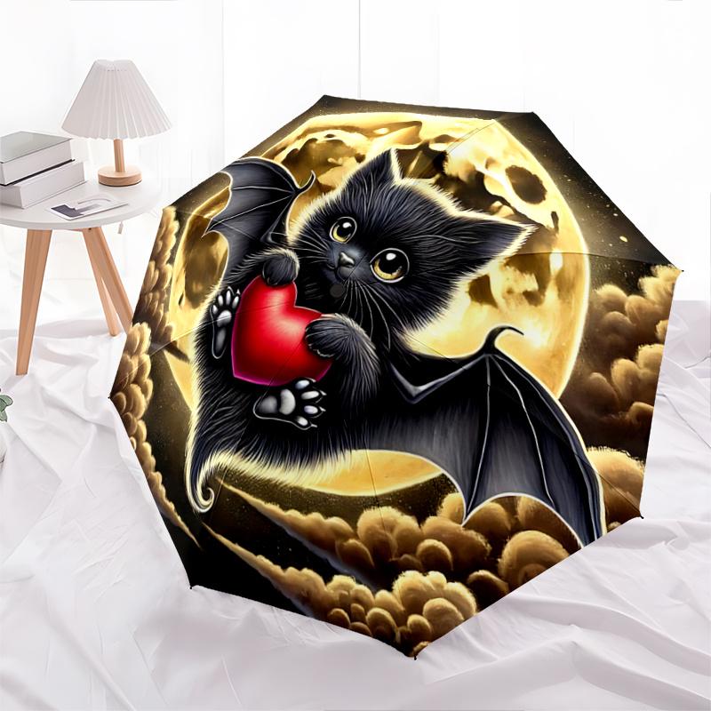 1pc Moon Sky Bat Pattern Automatic Cartoon Cartoon Practical Umbrella, Suitable for Travel and Daily Use P070
1pc Moon Sky Bat Pattern Automatic Cartoon Cartoon Practical Umbrella, Suitable for Travel and Daily Use P070