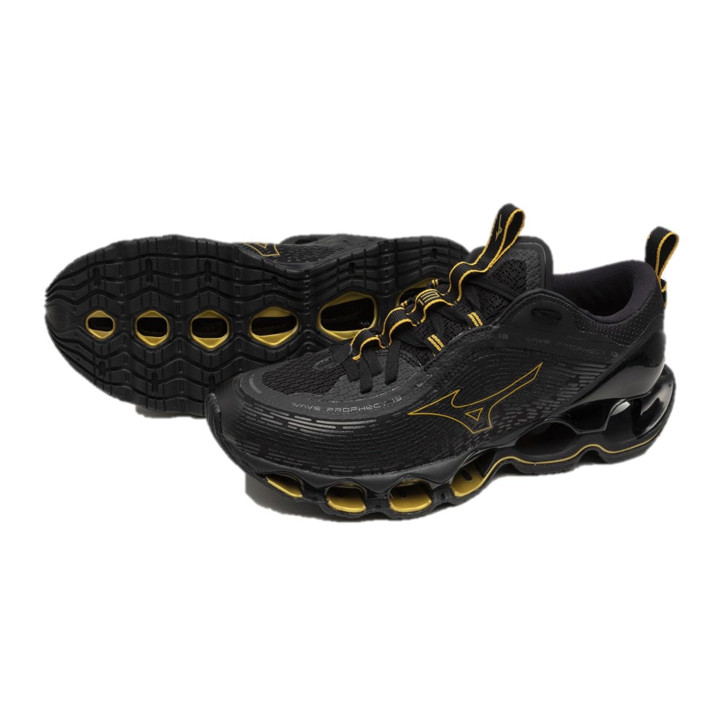 Mizuno Wave Prophecy 13 Running Thick Black x 2E Shoes, Jogging, Training, Sports, Lightweight, Resilient, Sole, Gold, 25.5 cm,
Mizuno Wave Prophecy 13 Running Thick Black x 2E Shoes, Jogging, Training, Sports, Lightweight, Resilient, Sole, Gold, 25.5 cm,