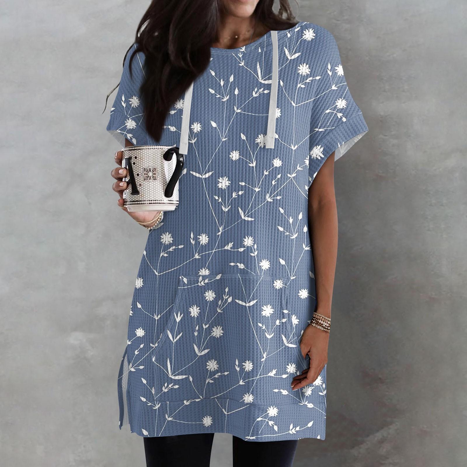 Женские свободные рубашки с принтом, толстовки с короткими рукавами и шнурком, вязаная туника с боковыми разрезами, топы с капюшоном и карманом XXXL синий
Женские свободные рубашки с принтом, толстовки с короткими рукавами и шнурком, вязаная туника с боковыми разрезами, топы с капюшоном и карманом XXXL синий