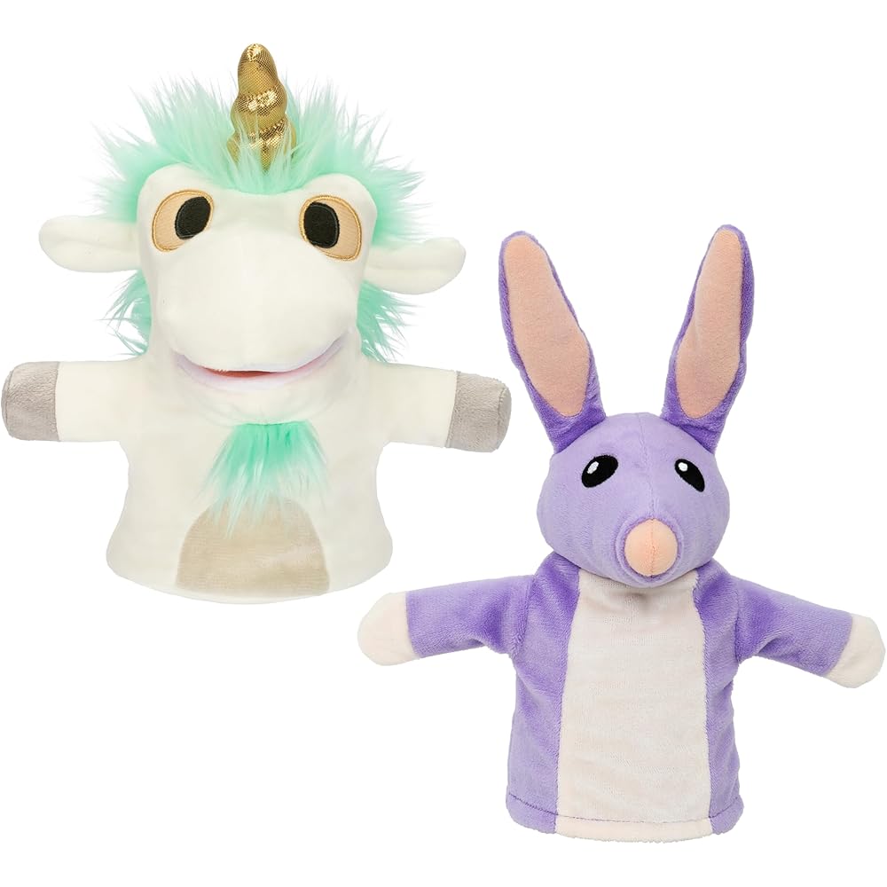 Bluey Unicorse and Bob Bilby Plush Puppets 8-9 Inch Soft Animal Puppets for Small Hands Ages 3 and Up
Bluey Unicorse and Bob Bilby Plush Puppets 8-9 Inch Soft Animal Puppets for Small Hands Ages 3 and Up