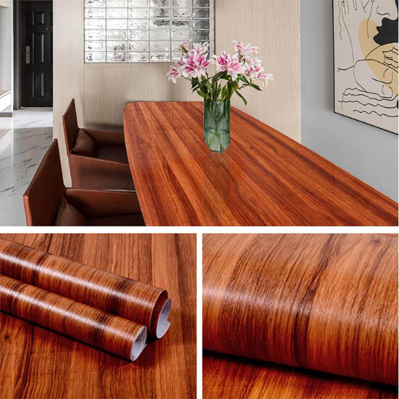 DIY Thickened Waterproof Wood Grain Stickers Self-adhesive PVC Wardrobe Cabinet Desktop Old Door Furniture Wall Sticker Roll 40cm x 1m
DIY Thickened Waterproof Wood Grain Stickers Self-adhesive PVC Wardrobe Cabinet Desktop Old Door Furniture Wall Sticker Roll 40cm x 1m