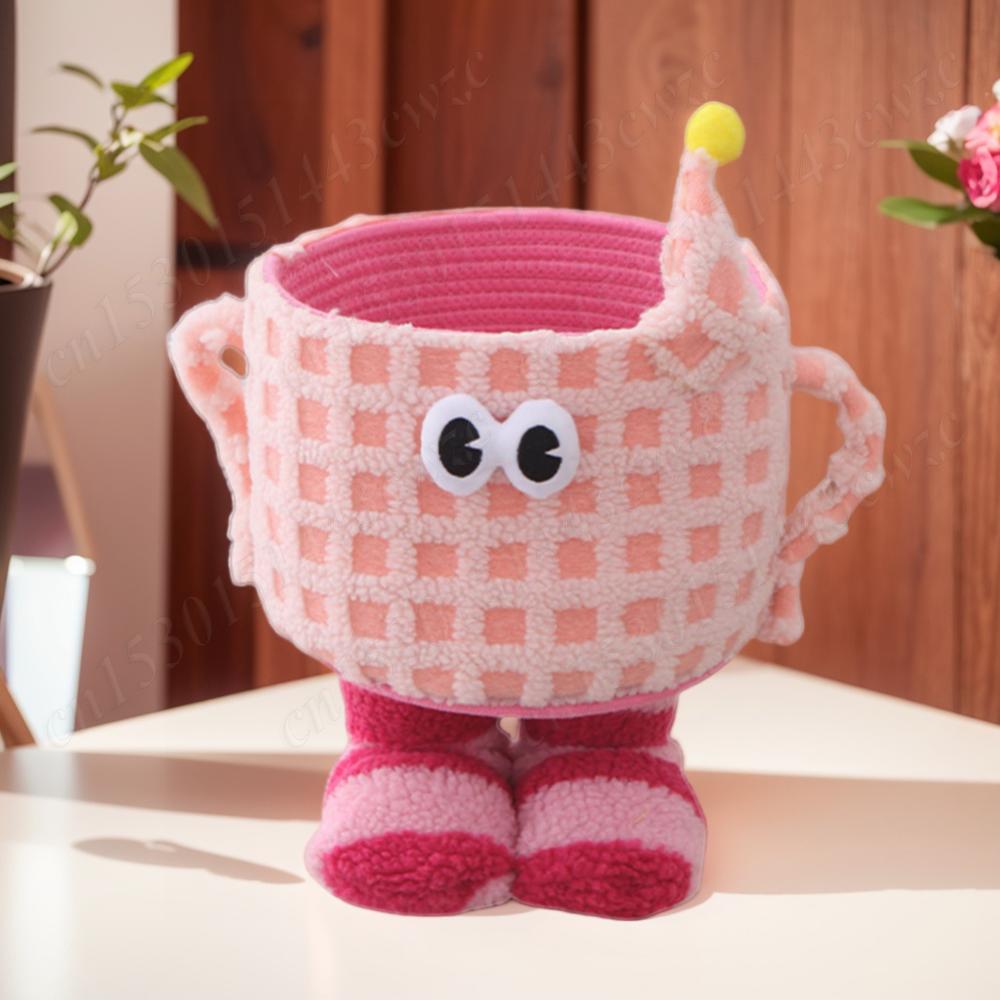 Cotton Rope Monster Storage Basket Woven Basket Desktop Storage Basket Tea Cup Head Basket Bin Cute Sorting Basket for Home жёлтый
Cotton Rope Monster Storage Basket Woven Basket Desktop Storage Basket Tea Cup Head Basket Bin Cute Sorting Basket for Home жёлтый