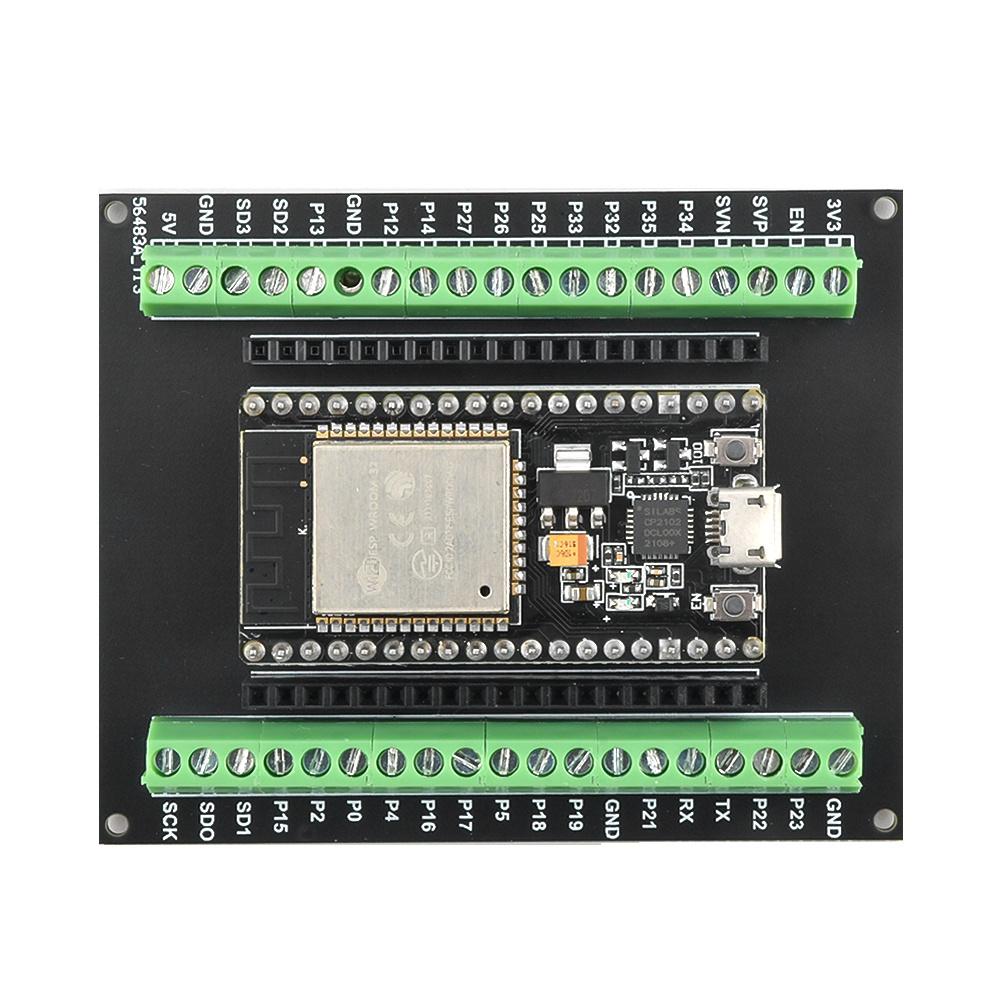 ESP32 Expansion Board Compatible with ESP32 WiFi Bluetooth Development Board NodeMCU-32S Lua 38Pin GPIO Expansion Board
ESP32 Expansion Board Compatible with ESP32 WiFi Bluetooth Development Board NodeMCU-32S Lua 38Pin GPIO Expansion Board